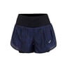 Road AOP 2in1 3.5in Short de running Femmes-bleu fonc&eacute;, noir