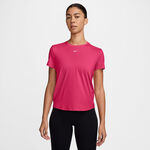 V&ecirc;tements Nike Nike One Classic Dri-FIT T-shirt Femmes-berry, blanc