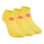 Vêtements BIDI BADU BIDI BADU Leana No Show Tech Chaussettes De Sport Pack De 3 Femmes-Jaune,Pink