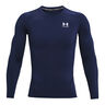 Heatgear Comp Haut Manches Longues Hommes-Bleu Foncé