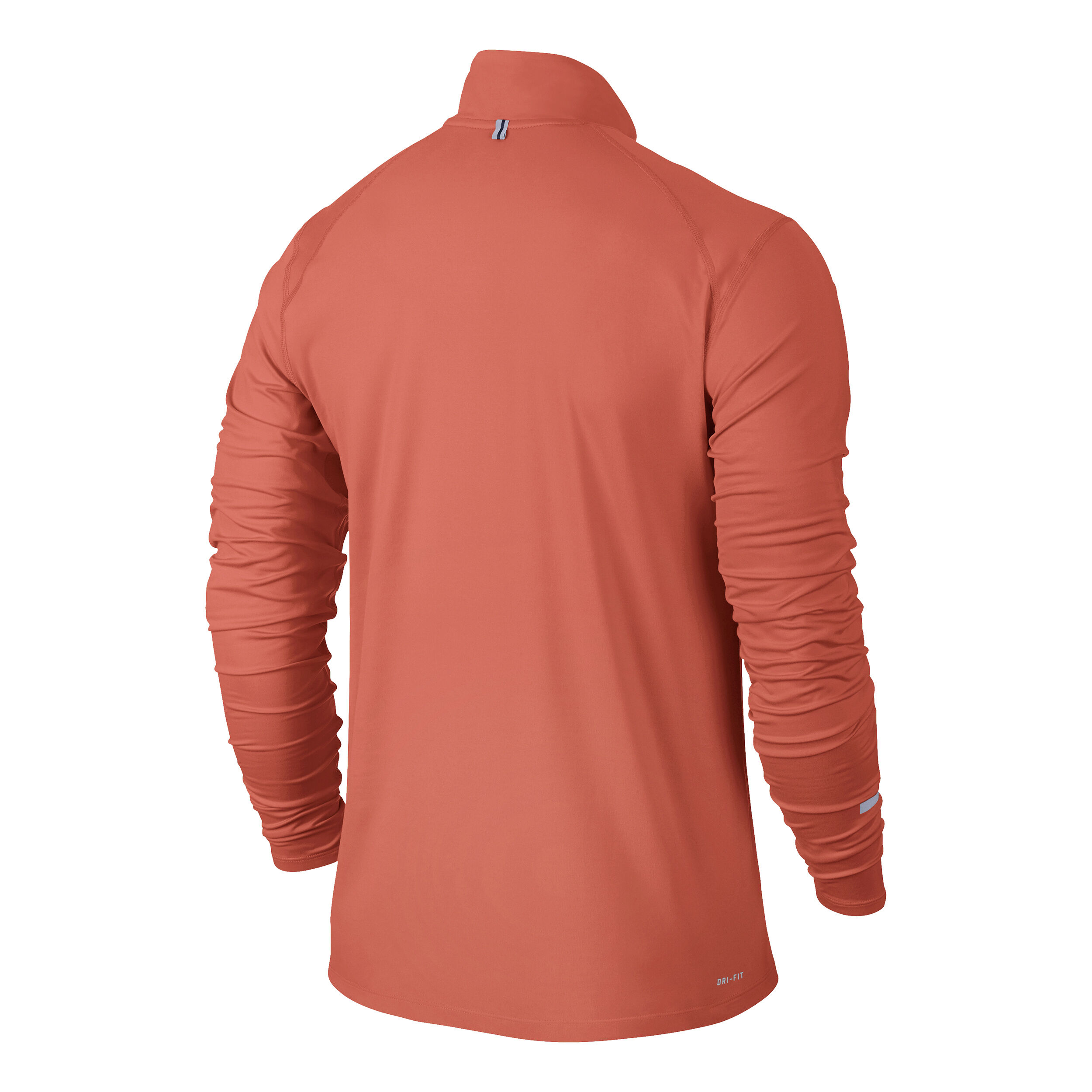 orange nike half zip