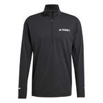Vêtements adidas adidas Terrex XPR Half-Zip Maillot De Course Hommes-Noir