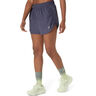 Nagino 4in Short De Running Femmes-Bleu Gris, Bleu