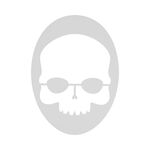 Accessoires raquettes Prince Prince Skull Stencil Pochoir-Blanc