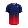 Grafic Illumination T-shirt Garçons - bleu foncé, rouge foncé