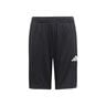 Training Essentials 3 Stripes Shorts Enfants-Noir,Blanc