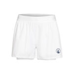 V&ecirc;tements Quiet Please Quiet Please Point 2in1 Shorts Femmes-Blanc,Bleu Fonc&eacute;