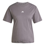 Vêtements adidas adidas Small Logo T-shirt Femmes-Gris Foncé