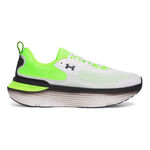 Chaussures de running Under Armour Under Armour Infinite Elite 2 Chaussure De Running Sans Stabilisateurs Hommes-Blanc,Vert