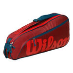 Wilson Wilson Junior Housse De Raquette Lot De 3-Rouge