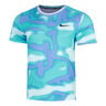 Court Dri-Fit Advantage Print T-shirt Hommes - turquoise, bleu