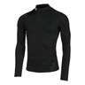Heatgear Comp Mock Haut Manches Longues Hommes-Noir