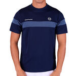 V&ecirc;tements de tennis Sergio Tacchini Sergio Tacchini Leone PL T-shirt Hommes - bleu fonc&eacute;, bleu gris