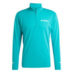 Vêtements adidas adidas Terrex XPR Half-Zip Maillot De Course Hommes-Vert