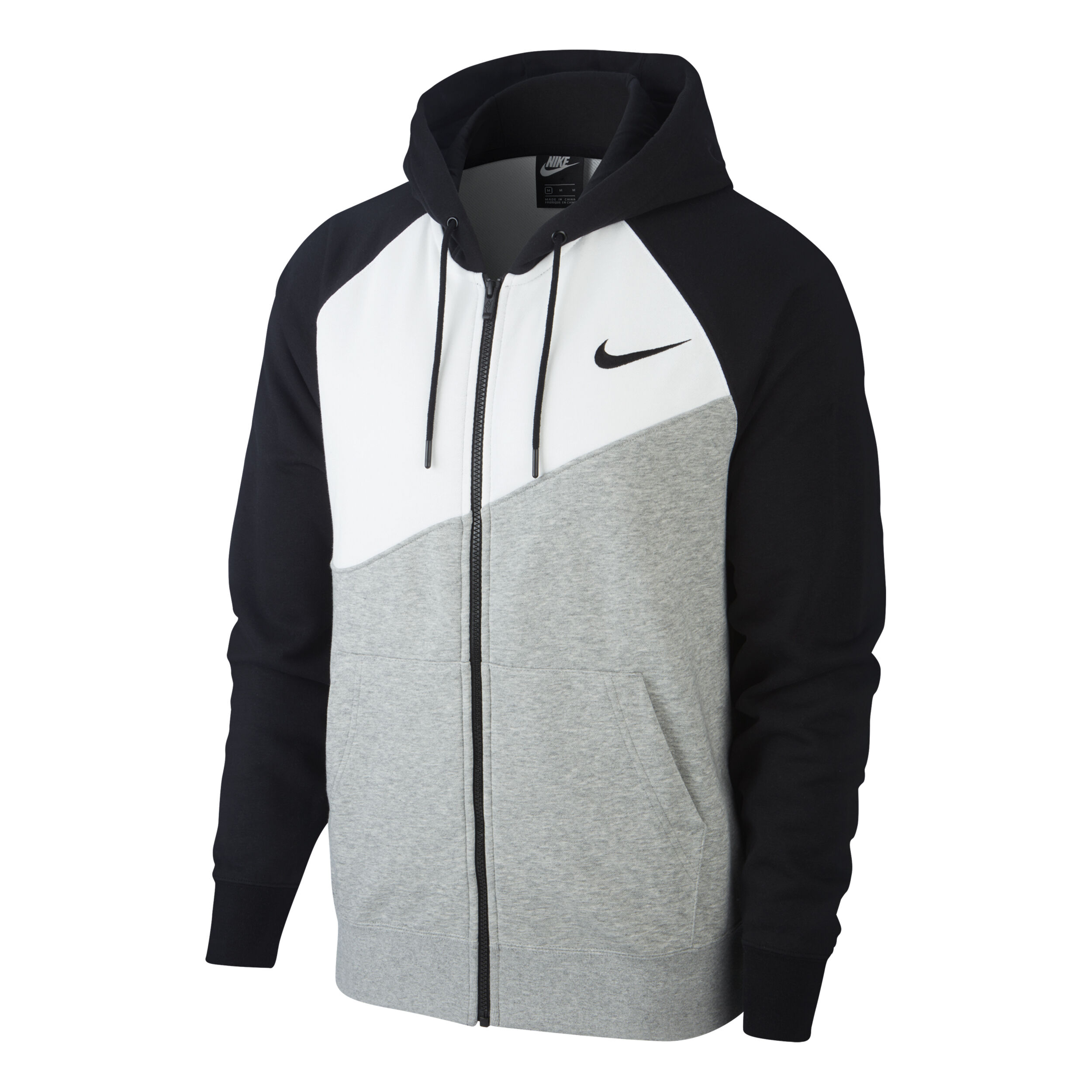 Buy Nike Sportswear Swoosh Full Zip Gilet En Coton Hommes Gris