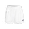 Point 2in1 Shorts Femmes-Blanc,Bleu Foncé