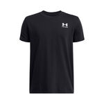 Vêtements De Tennis Under Armour Ua B Sportstyle Taped Ss-Blk