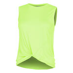 Vêtements Lucky in Love Lucky in Love Twist Front Débardeur Tank Top Femmes-Vert Fluo