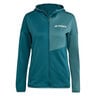 Terrex XPR Light Fleece Veste Running Femmes-Bleu Petrol
