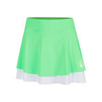 V&ecirc;tements de tennis Quiet Please Quiet Please Joy Rally Jupe Femmes-vert, blanc