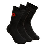 V&ecirc;tements Lotto Lotto Chaussettes De Tennis Pack De 3-Noir