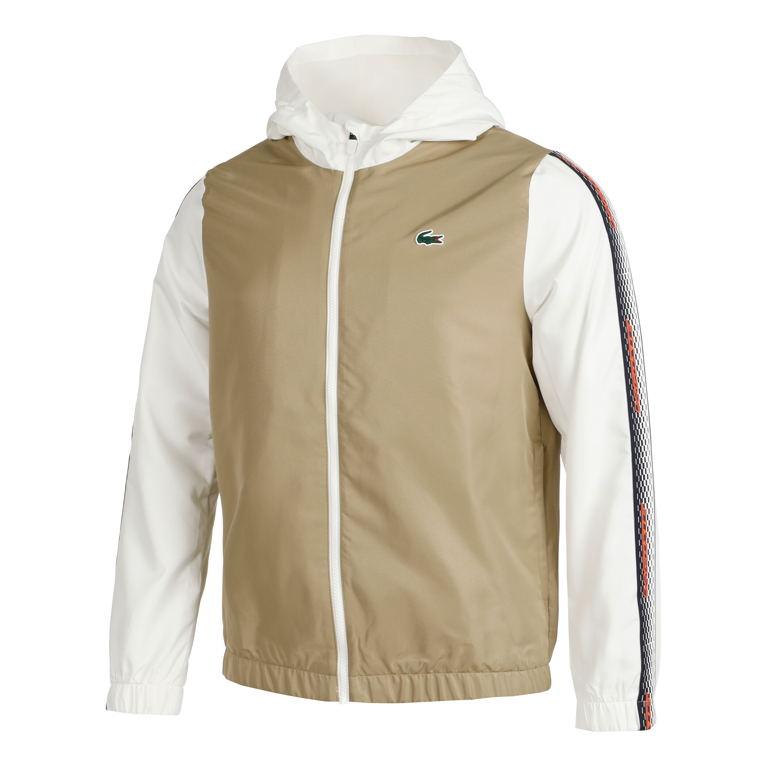 Survetement lacoste beige deals