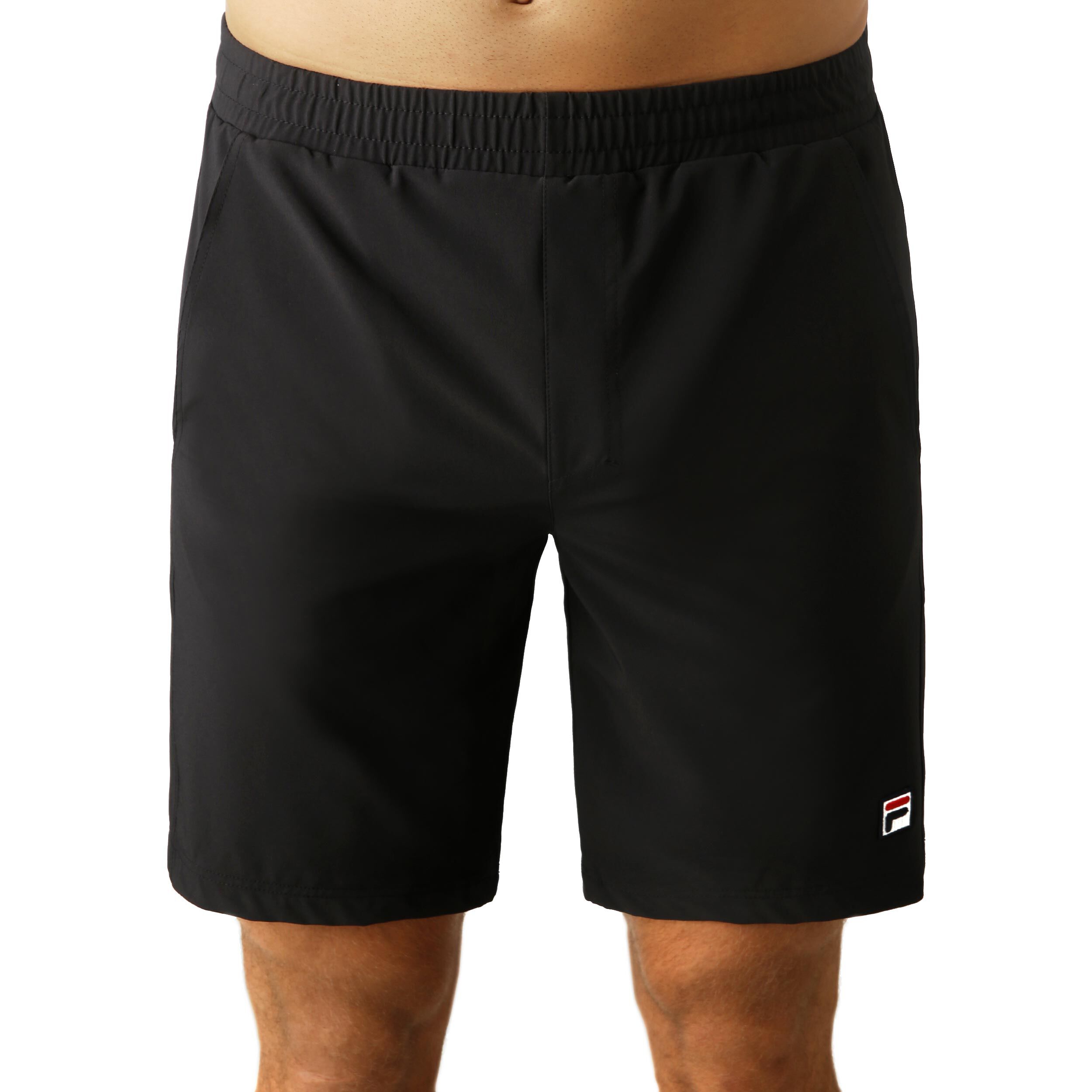Buy Fila Santana Shorts Hommes Noir Blanc online Tennis Point BE
