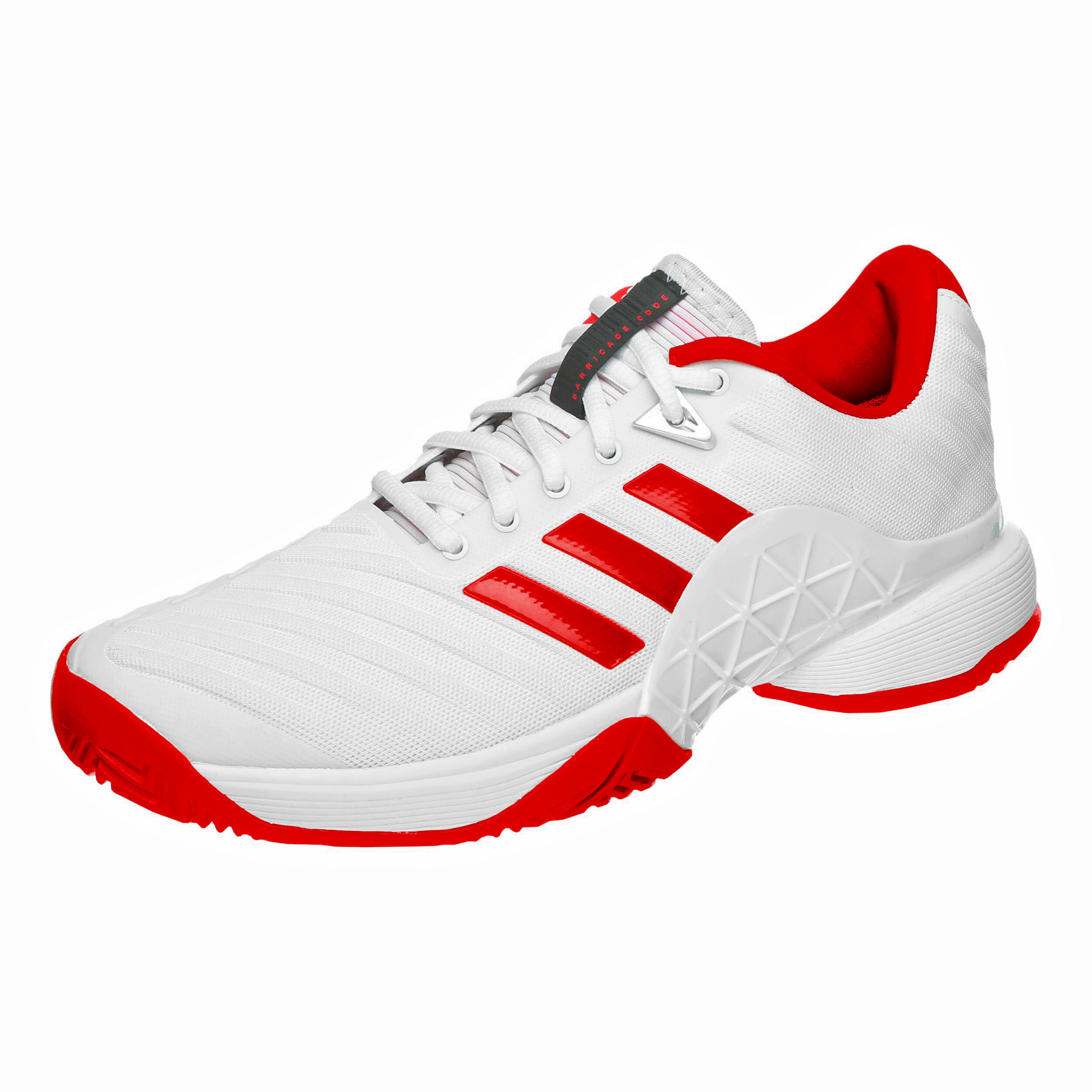 Buy adidas Barricade 2018 Chaussure Tout Terrain Femmes Blanc Rouge online Tennis Point BE
