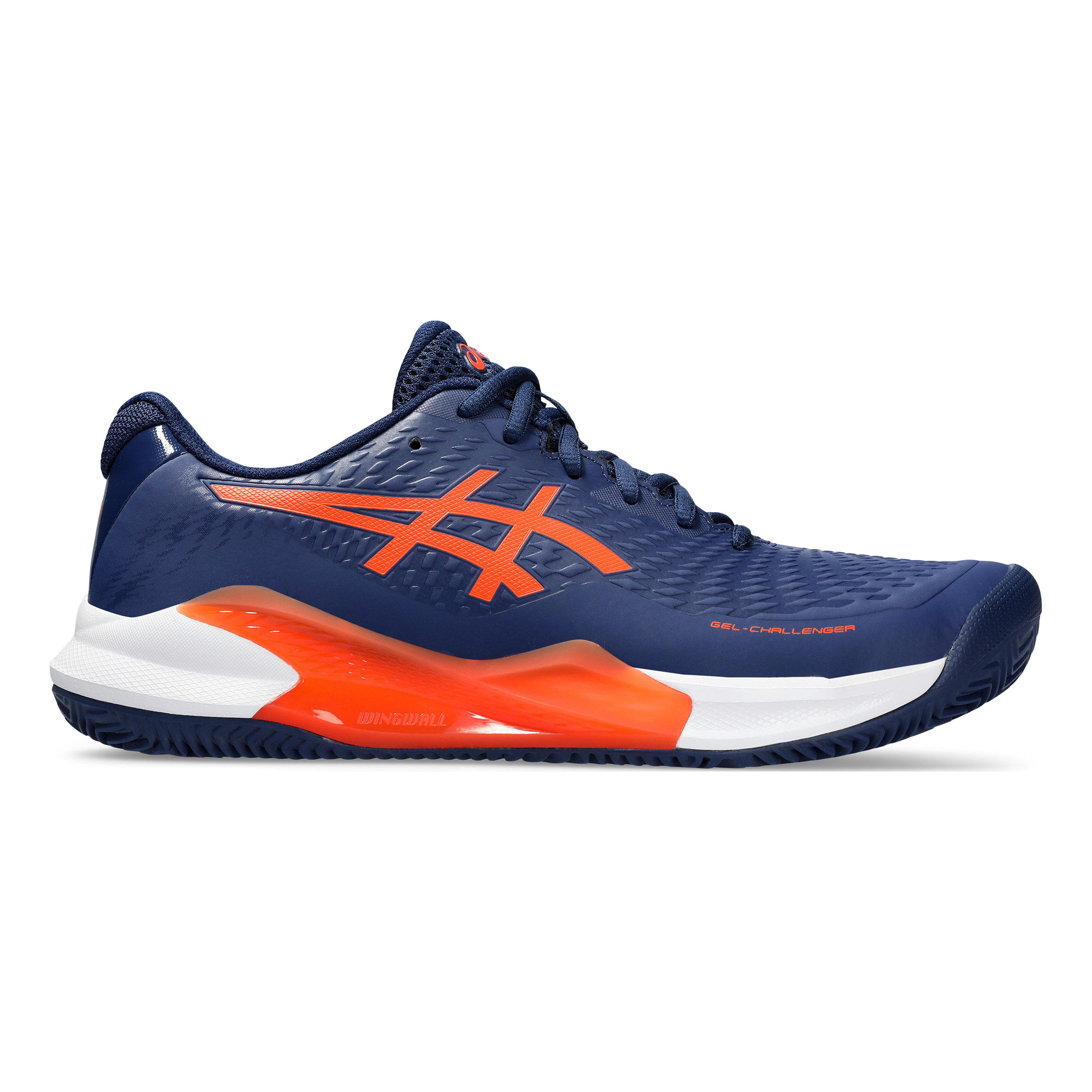 Buy ASICS Gel Challenger 14 Chaussure Terre Battue Hommes Bleu Fonce Orange online Tennis Point BE