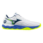 Chaussures de tennis Mizuno Mizuno  Wave Enforce Court Chaussures toutes surfaces Hommes - blanc, bleu cobalt