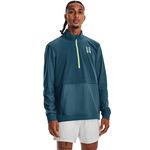 V&ecirc;tements Under Armour Under Armour Run Anywhere Haut Manches Longues Hommes-Bleu,Vert