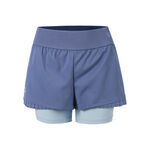 Vêtements Lacoste Lacoste Shorts Femmes-Bleu Foncé,Bleu Clair