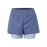 Shorts Femmes-Bleu Fonc&eacute;,Bleu Clair