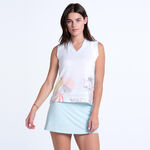 V&ecirc;tements Lucky in Love Lucky in Love Breeze Club V-Neck D&eacute;bardeur tank top Femmes - blanc, multicouleur