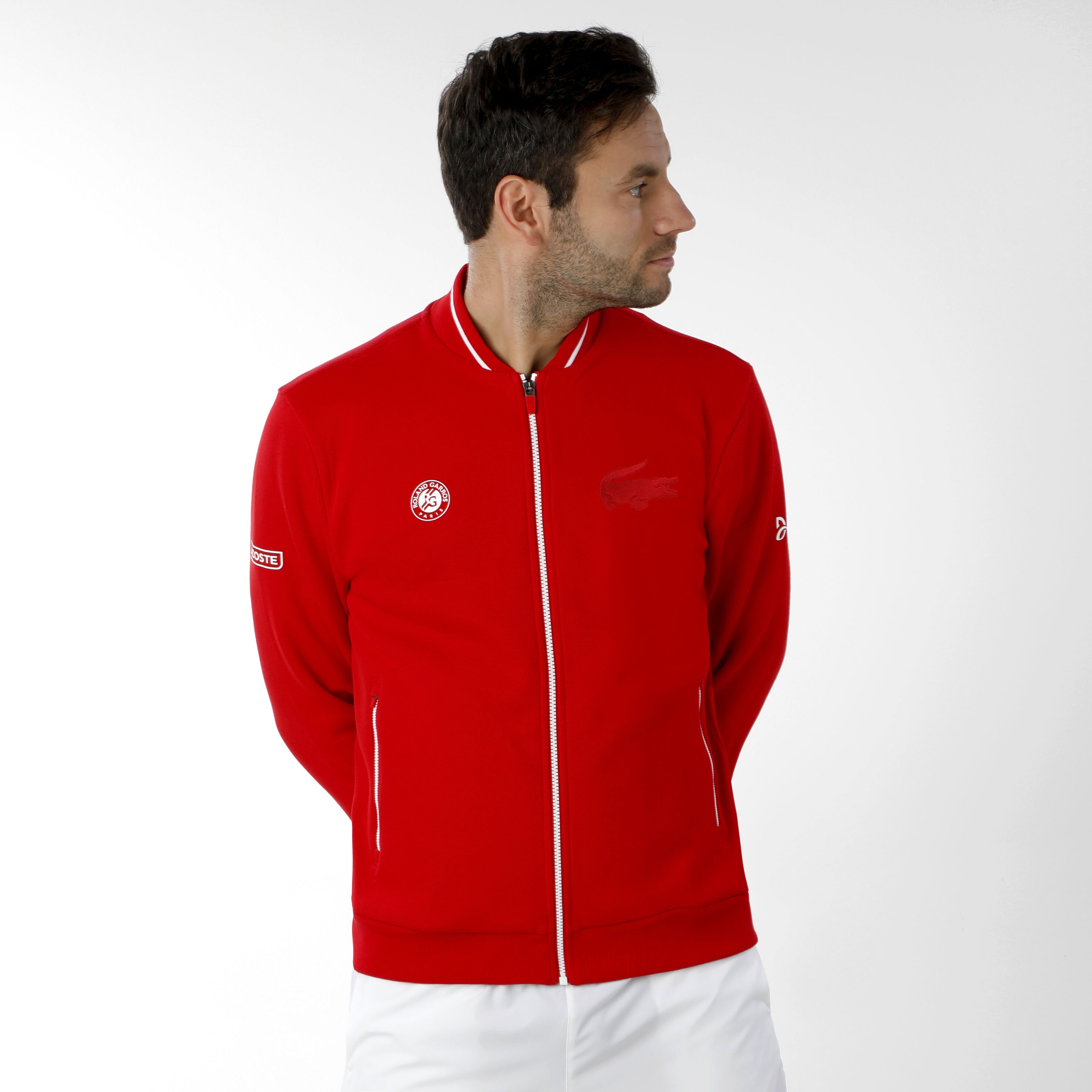 Veste lacoste djokovic rouge sales