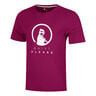 Trainings T-shirt Hommes - pink, blanc