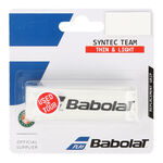 Grips Babolat Babolat Team Syntec Team Pack 1 Unité-Blanc