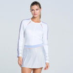 Vêtements Lucky in Love Lucky in Love Lavender Love Haut Manches Longues Femmes-Blanc