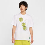Vêtements Nike Nike Court M90 French Open T-shirt Hommes-Blanc