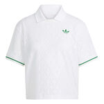 V&ecirc;tements adidas adidas Pro Polo Femmes-Blanc