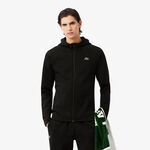 V&ecirc;tements Lacoste Lacoste Full Zip Gilet en coton Hommes-noir