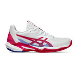 Chaussures de tennis ASICS ASICS Solution Speed FF 3 Chaussure Terre Battue Femmes-Blanc,Berry