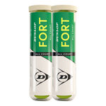Balles de tennis Dunlop Dunlop Fort All Court 2 Tubes De 4