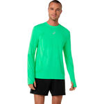 Vêtements ASICS ASICS ROAD SEAMLESS SS Maillot de course Hommes-vert, vert