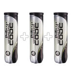 Balle de tennis Balls Unlimited Balls Unlimited Code Black Tube De 4