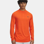 Under Armour Under Armour Vanish Elite Seamless 1/4 Zip Haut manches longues Hommes-orange