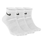 Vêtements Nike Nike Everyday Cush Ankle Chaussettes De Sport Pack De 3-Blanc,Noir