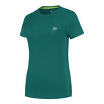 Vêtements Dunlop Dunlop Club Crew T-shirt Femmes-Vert Foncé