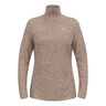 Essential Thermal Mid Layer 1/2 Zip Haut Manches Longues Femmes-Gris