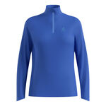 V&ecirc;tements Odlo Odlo Essential 1/2 Zip Maillot de course Femmes-bleu